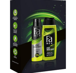 Fa Men Sport Energy Boost zestaw żel pod prysznic 250ml + antyperspirant w sprayu 150ml