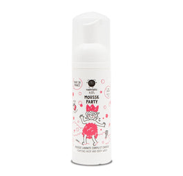 Nailmatic Kids Mousse Party mus do mycia ciała i włosów dla dzieci Strawberry 150ml