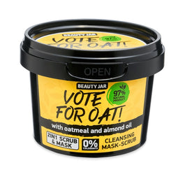 BEAUTY JAR Vote For Oat! oczyszczająca maska peelingująca do twarzy 120g