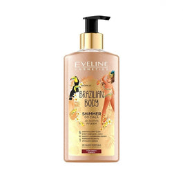 Eveline Cosmetics Brazilian Body shimmer do ciała ze złotym pyłkiem 150ml