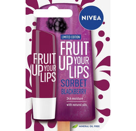 Nivea Fruit Up Your Lips pielęgnująca pomadka do ust Sorbet Blackberry 4.8g