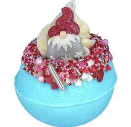 Bomb Cosmetics The Christmas Gonk Bath Blaster musująca kula do kąpieli 160g