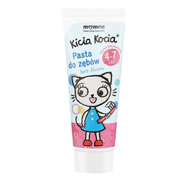 MomMe Kicia Kocia pasta do zębów bez fluoru 4-7 lat Guma Balonowa 50ml