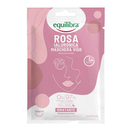 Equilibra Rosa Moisturizing Face Mask różana nawilżająca maska na twarz z kwasem hialuronowym