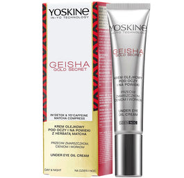 Yoskine Geisha Gold Secret olejkowy krem pod oczy 15ml