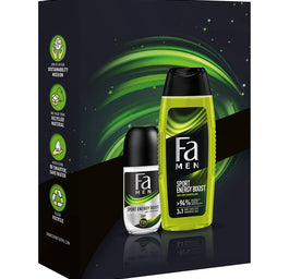 Fa Men Sport Energy Boost zestaw żel pod prysznic 250ml + antyperspirant w kulce 50ml