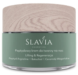 Slavia Peptydowy krem do twarzy na noc Lifting & Regeneracja 50ml