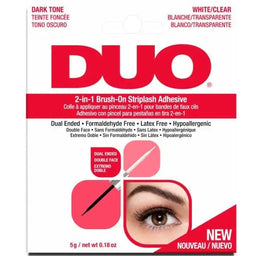 Ardell Duo 2-in-1 Brush-On Striplash Adhesive klej do rzęs Dark and Clear 5g
