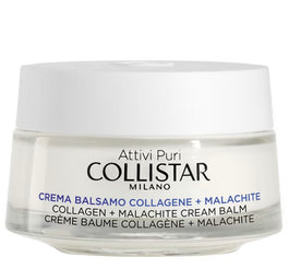 Collistar Attivi Puri Collagen + Malachite Cream Balm przeciwzmarszczkowy krem-balsam do twarzy z kolagenem i malachitem 50ml
