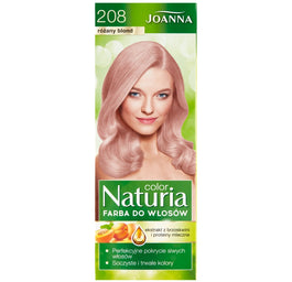 Joanna Naturia Color farba do włosów 208 Różany Blond