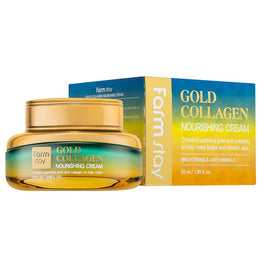 FarmStay Gold Collagen Nourishing Cream odżywczy krem do twarzy z kolagenem 55ml