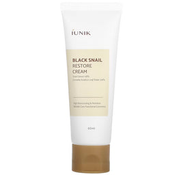 iUNIK Black Snail Restore Cream przeciwstarzeniowy krem regenerujący 60ml