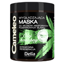 Cameleo Green Hair Care wygładzająca maska z olejem konopnym do włosów niesfornych 250ml