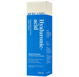 BERGAMO Hyaluronic Acid toner do twarzy z kwasem hialuronowym 210ml