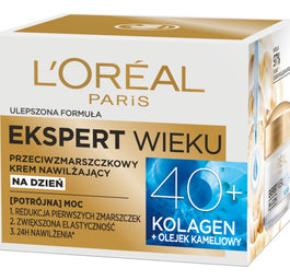 L'Oreal Paris Ekspert Wieku 40+ przeciwzmarszczkowy krem nawilżający na dzień 50ml