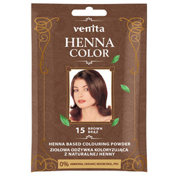 Venita Henna Color ziołowa odżywka koloryzująca z naturalnej henny 15 Brąz