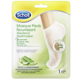 Scholl Nourishing Foot Mask maska do stóp z aloesem 1 para