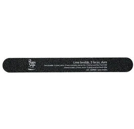 Peggy Sage 2-Way Nail File Coarse pilnik do paznokci dwustronny 100/100 czarny 1szt