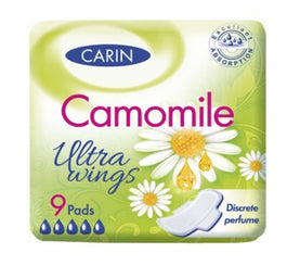 Carin Ultra Wings Camomile ultracienkie podpaski ze skrzydełkami 9szt