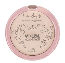 Lovely Mineral Pressed Powder transparentny silnie matujący fikser mineralny do twarzy 10g