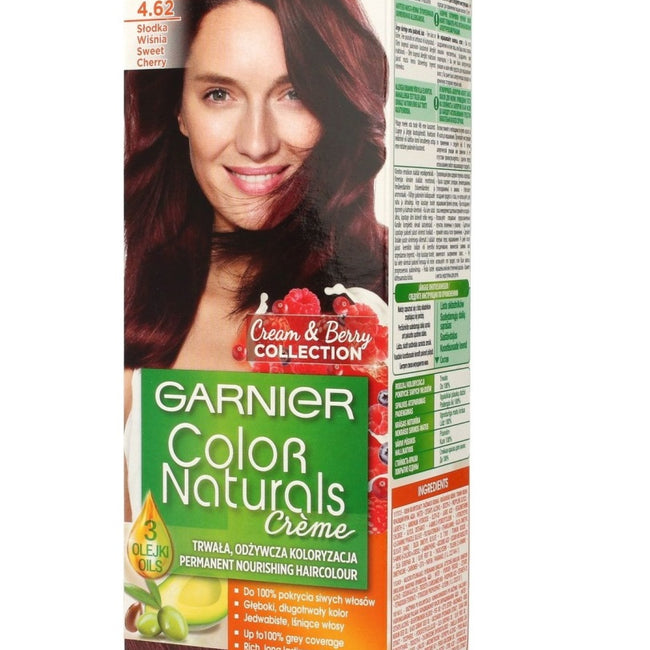 Garnier Color Naturals Creme krem koloryzujący do włosów 4.62 Słodka Wiśnia