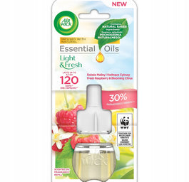 Air Wick Essential Oils wkład do elektrycznego odświeżacza Świeże Maliny i Kwitnące Cytrusy 19ml
