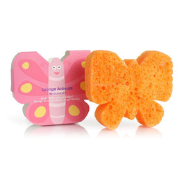 Spongelle Sponge Animals Kids gąbka nasączona mydłem do mycia ciała dla dzieci Butterfly