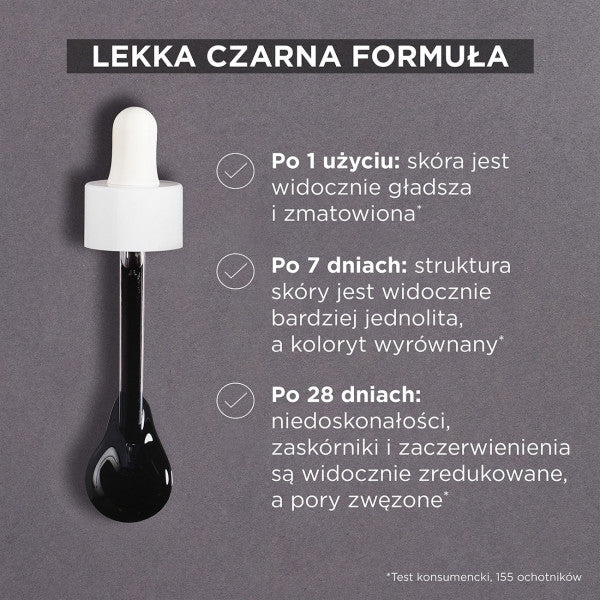 Garnier Pure Active serum przeciw niedoskonałościom AHA + BHA + Węgiel 30ml