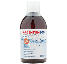 Aura Herbals Argentum 200 tonik do twarzy 100PPM Srebro Koloidalne 500ml