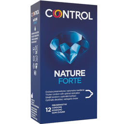 Control Nature Forte pogrubione ergonomicznie prezerwatywy z naturalnego lateksu 12szt.