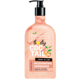 Bielenda Body Coctail wygładzający balsam do ciała Brzoskwinia + Kombucha 400ml