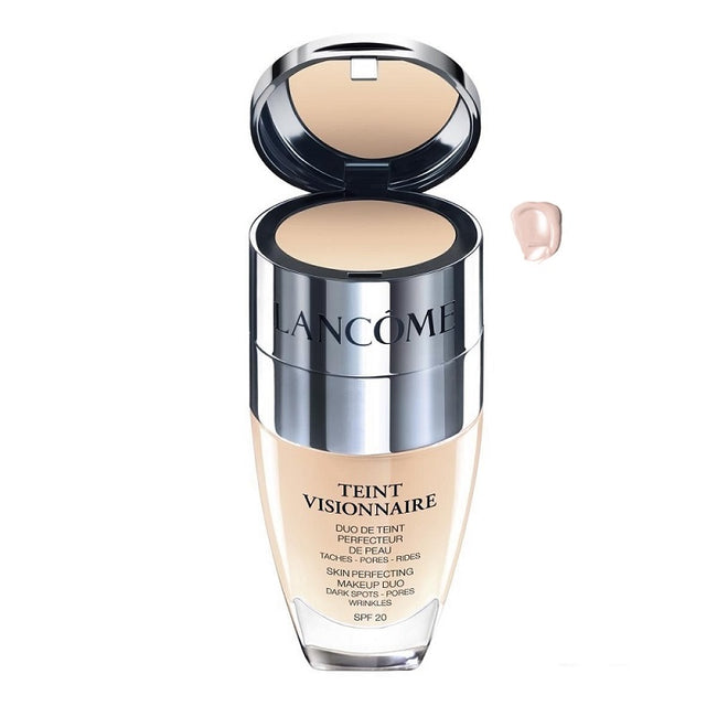 Lancome Teint Visionnaire ujednolicający duet makijażowy przebarwienia – pory – zmarszczki podkład nr 02 Lys Rose 30ml