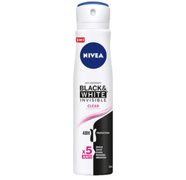 Nivea Black&White Invisible Clear antyperspirant spray 250ml