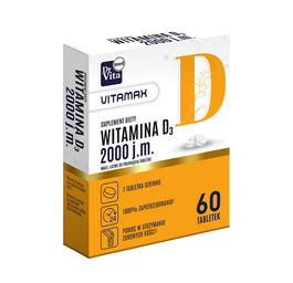 Dr Vita Vitamax Witamina D 2000 j.m. suplement diety 60 tabletek