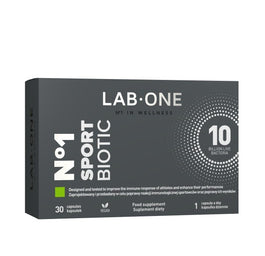 LAB ONE N°1 SportBiotic suplement diety wspierający regenerację 30 kapsułek