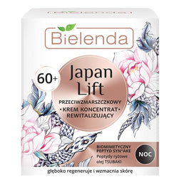 Bielenda Japan Lift przeciwzmarszczkowy krem koncentrat rewitalizujący na noc 60+ 50ml