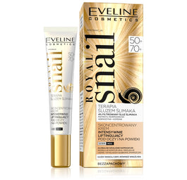 Eveline Cosmetics Royal Snail 50+/70+ skoncentrowany krem intensywnie liftingujący pod oczy i na powieki 20ml