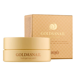 Petitfee Gold&Snail Hydrogel Eye Patch wygładzające hydrożelowe płatki pod oczy ze złotem i śluzem ślimaka 60szt.