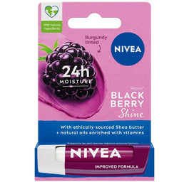 Nivea Pielęgnująca pomadka do ust Blackberry Shine 4.8g