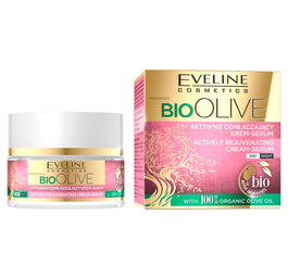 Eveline Cosmetics Bio Olive aktywnie odmładzający krem-serum 50ml