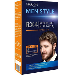 Marion Men Style RX4 4 stopniowy reduktor siwizny 109 Szatyn 4x15ml