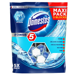 Domestos Power 5 Ocean kostka toaletowa 5x55g