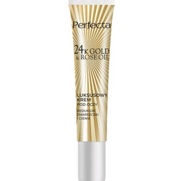 Perfecta 24K Gold & Rose Oil luksusowy krem przeciwzmarszczkowy pod oczy 15ml