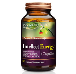 Doctor Life Intellect Energy suplement diety wspomagający funkcje poznawcze 60 kapsułek