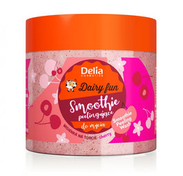 Delia Dairy Fun peelingujące smoothie do mycia ciała Wisienka na Torcie 350ml