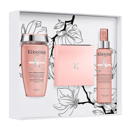 Kerastase Chroma Absolu Spring zestaw szampon do włosów 250ml + maska do włosów 200ml + spray termoochronny do włosów 150ml