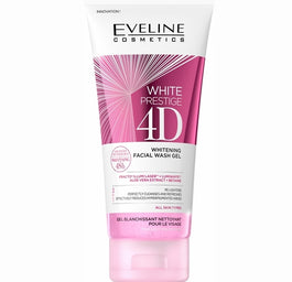 Eveline Cosmetics White Prestige 4D Whitening Facial Wash Gel wybielający żel do mycia twarzy 200ml