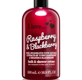 I Love Bath & Shower Creme krem pod prysznic i do kąpieli Raspberry & Blackberry 500ml