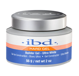 IBD Hard Builder Gel LED/UV żel budujący Ultra White 56g