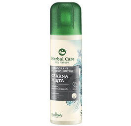 Farmona Herbal Care Czarna Mięta odświeżający dezodorant do stóp i butów 150ml